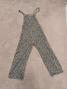 Zara Girls Floral Rib Jumpsuit - sz 10